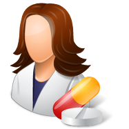 Medical-Pharmacist-Female-Light-icon